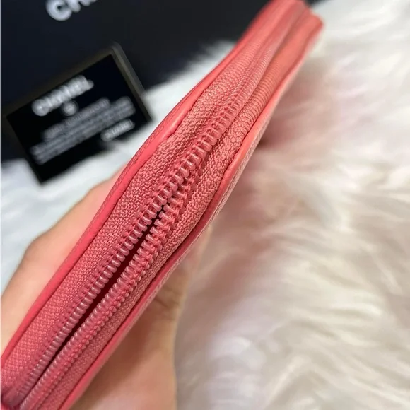 Sold🎀CHANEL Caviar Long Zippy Wallet🎀 - Picture 10 of 16
